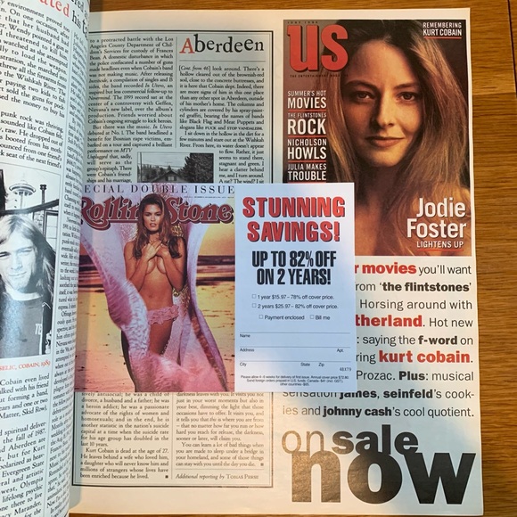 1994 Rolling Stone Magazine Kurt Cobain Memorial Issue - Picture 3 of 4